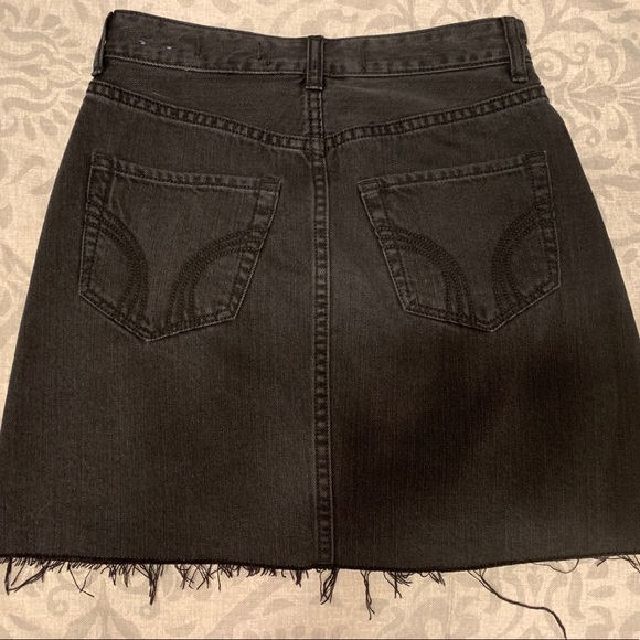 Black Denim Skirt - Picture 2 of 2
